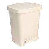 McKesson Trash Can 32 Quart / 8 gal. Beige Plastic Rectangular (1223711_EA) 1/EA