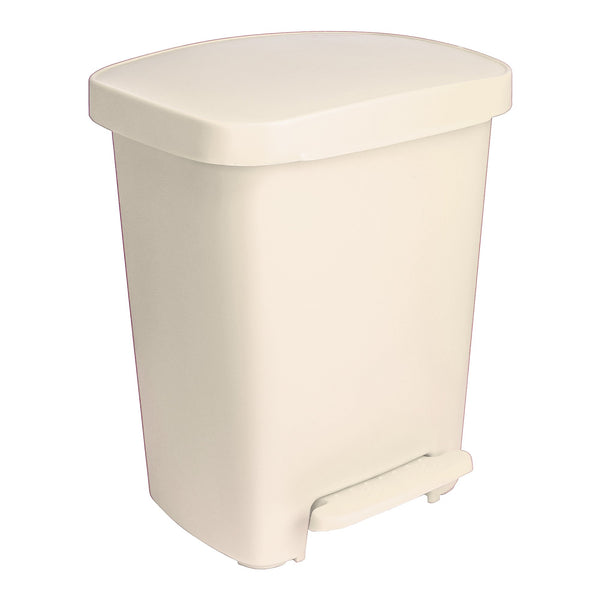 McKesson Trash Can 32 Quart / 8 gal. Beige Plastic Rectangular (1223711_EA) 1/EA