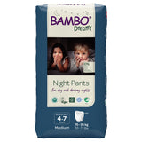 Bambo® Dreamy Night Pant Unisex Youth Training Pants Pull On with Tear Away Seams Size 4 to 7 Years Disposable Heavy Absorbency (1255464_PK) 10/PK