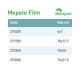 Mepore® Film Transparent Film Dressing 2-2/5 X 2-3/5 Inch Frame Style Delivery Rectangle Sterile (651970_EA) 1/EA