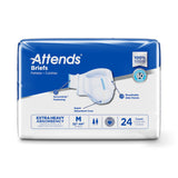 Attends® Care Advanced Unisex Adult Incontinence Brief Medium Disposable Heavy Absorbency (955307_CS) 96/CS
