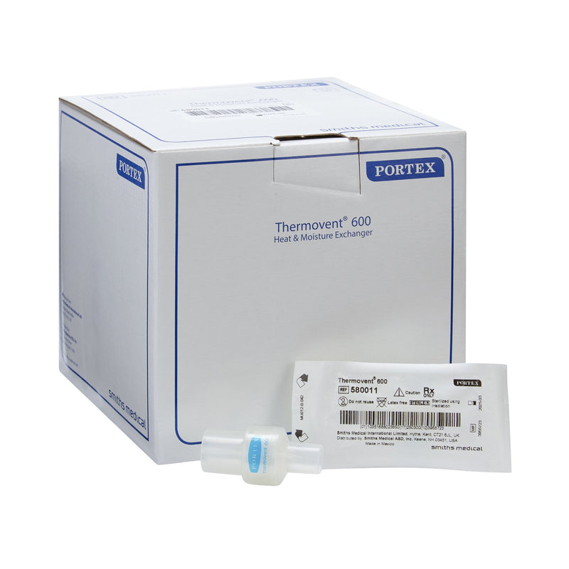 Portex® Heat and Moisture Exchanger 27 mg H2O/L @ VT 500mL 1.0 cm H2O @ 30 LPM (1077128_CS) 50/CS