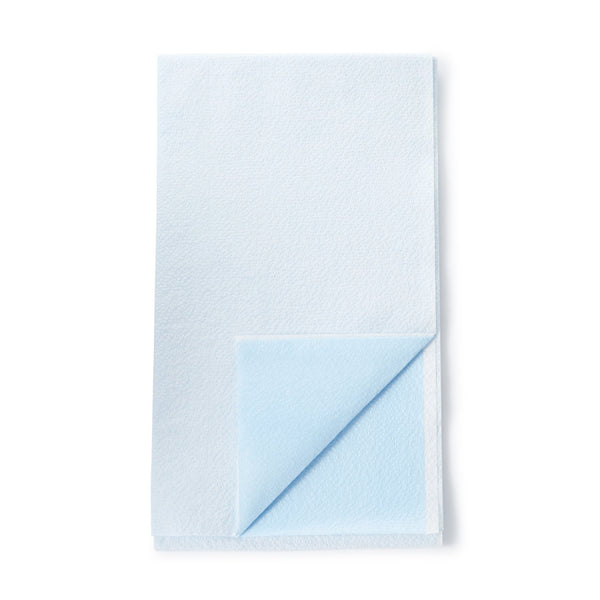 Graham Medical® Stretcher Sheet Flat 40 X 72 Inch Blue / White Tissue / Poly Disposable (49028_CS) 50/CS