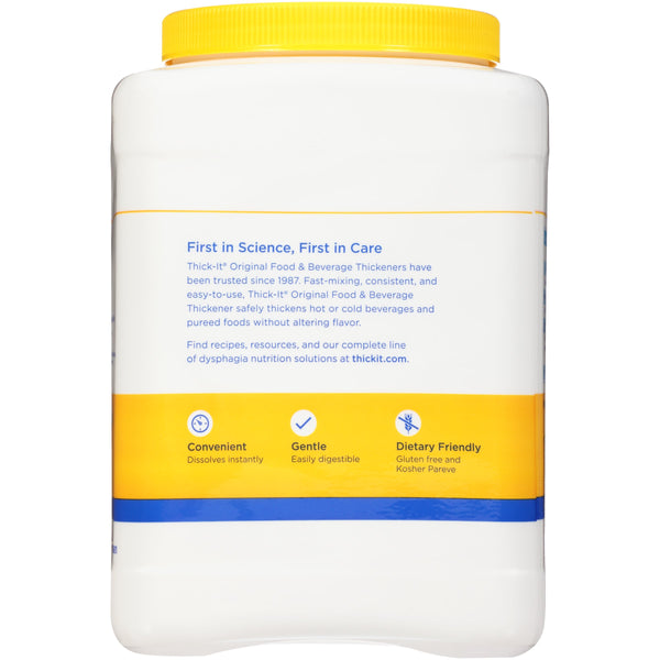 Thick-It® Original Food and Beverage Thickener 36 oz. Canister Unflavored Powder IDDSI Level 0 Thin (811365_CS) 6/CS