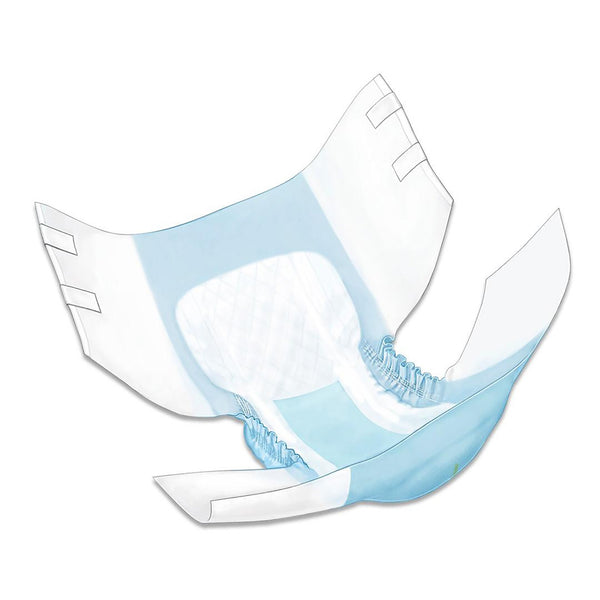 Wings™ Extra Quilted Unisex Adult Incontinence Brief Large Disposable Moderate Absorbency (780087_CS) 100/CS