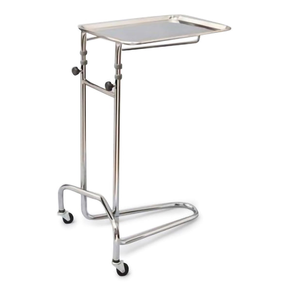 McKesson Mayo Instrument Stand Hand Operated Double Post California Style Large Tray (880877_EA) 1/EA