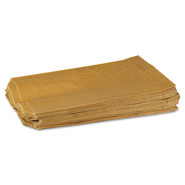 HOSPECO® Napkin Receptacle Liners, 7.5" x 3" x 10.5", Brown, 500/Carton (HOS260)