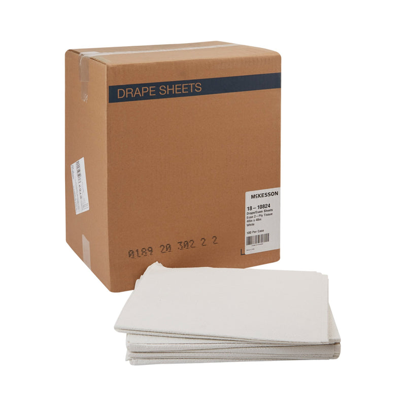 McKesson General Purpose Drape Physical Exam Drape 40 W X 48 L Inch NonSterile (201055_CS) 100/CS