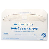 HOSPECO® Health Gards Toilet Seat Covers, 14.25 x 16.5, White, 250 Covers/Pack, 20 Packs/Carton (HOSHG5000CT) 20 Packs of 250