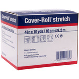 Cover-Roll® Stretch Dressing Retention Tape with Liner White 4 Inch X 10 Yard Nonwoven Polyester NonSterile (191704_BX) 1/BX