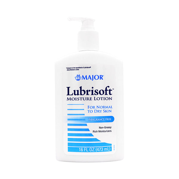 Lubrisoft® Hand and Body Moisturizer 16 oz. Pump Bottle Unscented Lotion (498004_EA) 1/EA