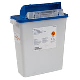 PharmaSafety™ Pharmaceutical Waste Container White Base 16-1/2 H X 13-3/4 W X 6 D Inch Horizontal Entry 3 Gallon (440485_CS) 10/CS