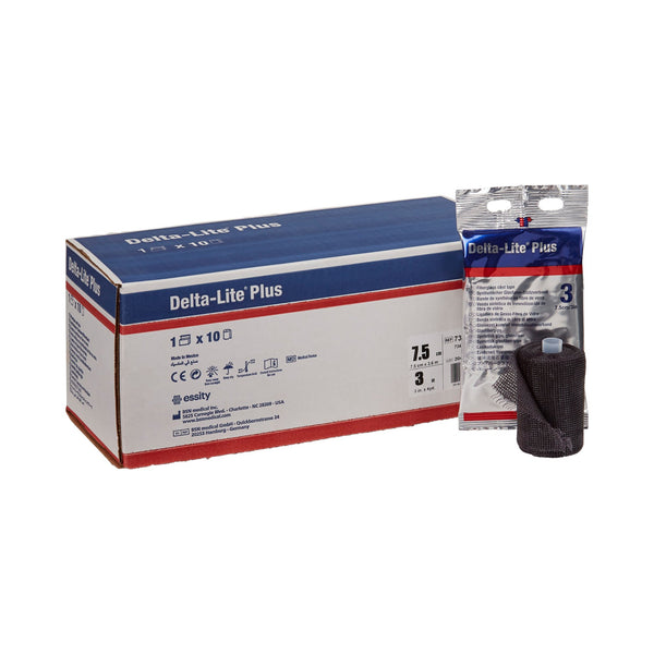 Delta-Lite® Plus Cast Tape 3 Inch X 12 Foot Fiberglass / Resin Black (653380_BX) 10/BX