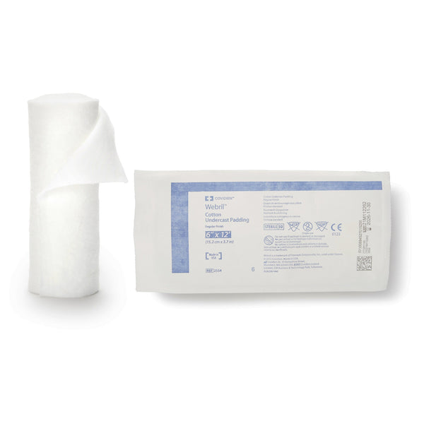 Webril™ Cast Padding Undercast 6 Inch X 4 Yard Cotton Sterile (187159_CS) 24/CS