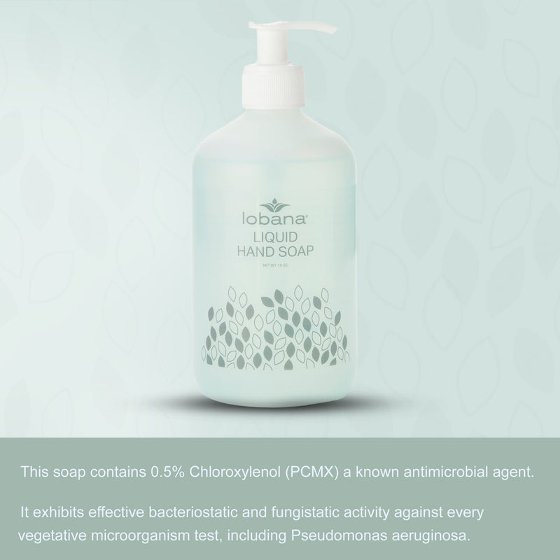 Lobana® Antimicrobial Soap Liquid 16 oz. Pump Bottle Scented (204222_CS) 12/CS