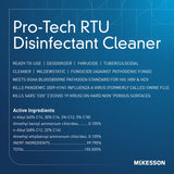 McKesson Pro-Tech Surface Disinfectant Cleaner Quaternary Based J-Fill® Dispensing Systems Liquid 1 gal. Jug Floral Scent NonSterile (484483_CS) 4/CS