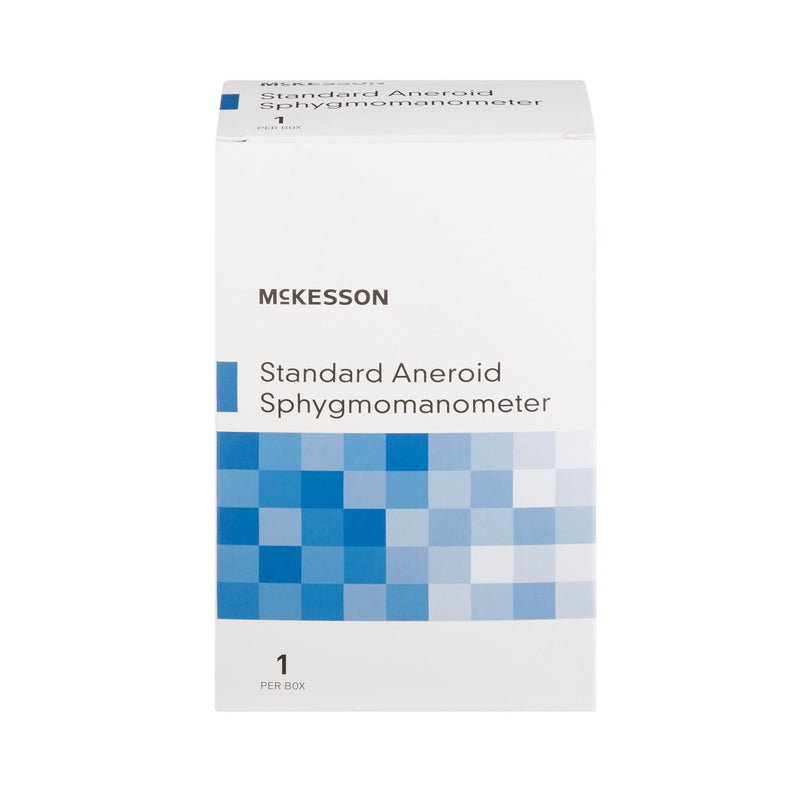 McKesson Brand Aneroid Sphygmomanometer Unit Large Adult Cuff Nylon Cuff 34 - 50 cm Pocket Aneroid (803198_BX) 1/BX
