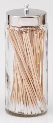 Dukal Sundry Jar Glass Clear 3 X 7 Inch (664208_EA) 1/EA
