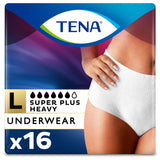 TENA® Women™ Super Plus Female Adult Absorbent Underwear Pull On with Tear Away Seams Large Disposable Heavy Absorbency (738763_CS) 64/CS