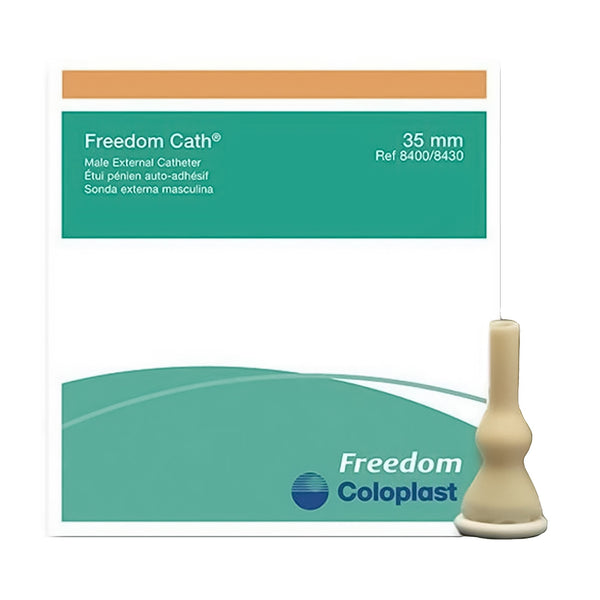 Freedom Cath® Male External Catheter Self-Adhesive Seal Latex Large (701926_BX) 100/BX