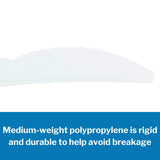 McKesson Knife Medium Weight White Polypropylene (959246_CS) 1000/CS