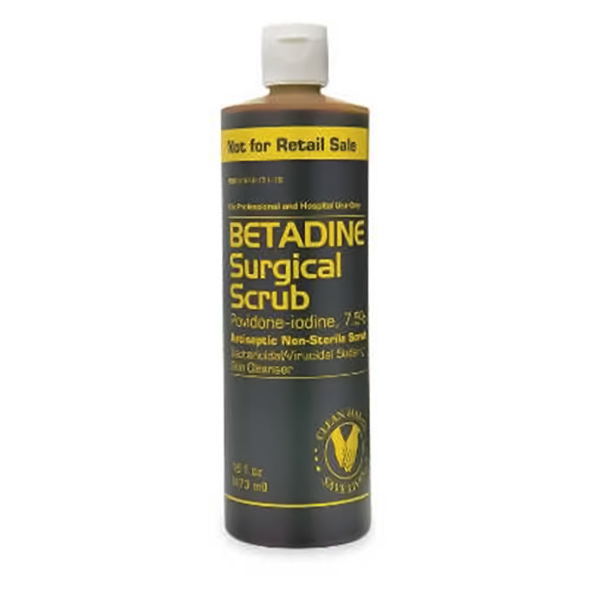 Betadine® Surgical Scrub Solution 4 oz. Bottle 7.5% Strength Povidone ...