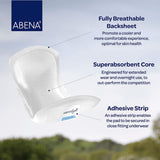 Abena™ Light Extra Bladder Control Pad 13 Inch Length Light Absorbency Fluff / Polymer Core One Size Fits Most (1117091_BG) 10/BG