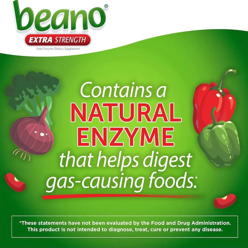 Beano® Gas Relief 400 GALU Strength Tablet 100 per Bottle (848165_BT) 1/BT