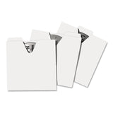 Vaultz® CD File Folders, 1 Disc Capacity, White, 100/Pack (IDEVZ01096)