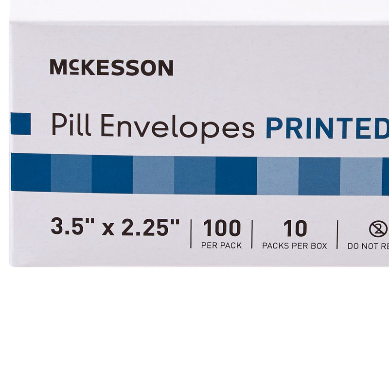 McKesson Medication Envelope White 2-1/4 X 3-1/2 Inch (624665_PK) 1/PK