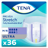 TENA ProSkin Stretch™ Ultra Unisex Adult Incontinence Brief Medium Disposable Heavy Absorbency (709216_BG) 36/BG