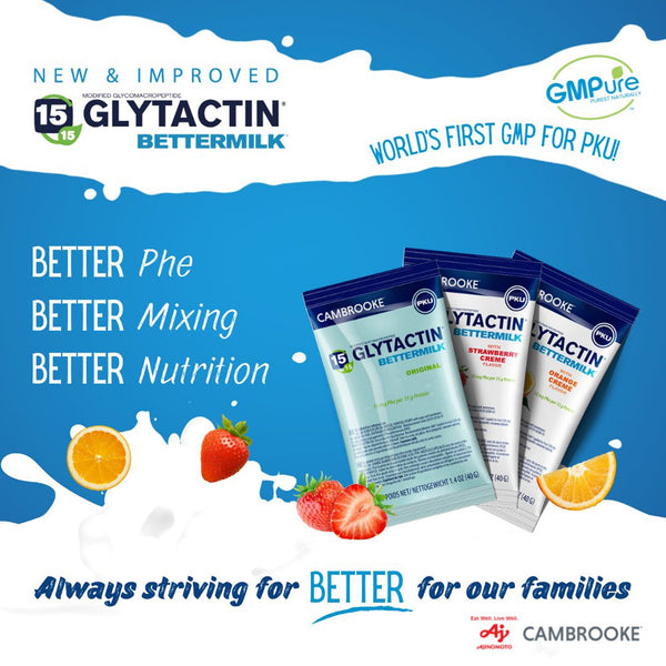 Glytactin® BetterMilk Oral Supplement Original Flavor Powder 1.4 oz. Individual Packet (1210114_CS) 30/CS