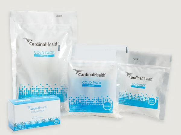 Cardinal Health™ Non-Sweat Instant Cold Pack General Purpose Large 6 X 9 Inch Plastic / Ammonium Nitrate / Water Disposable (1070183_CS) 12/CS