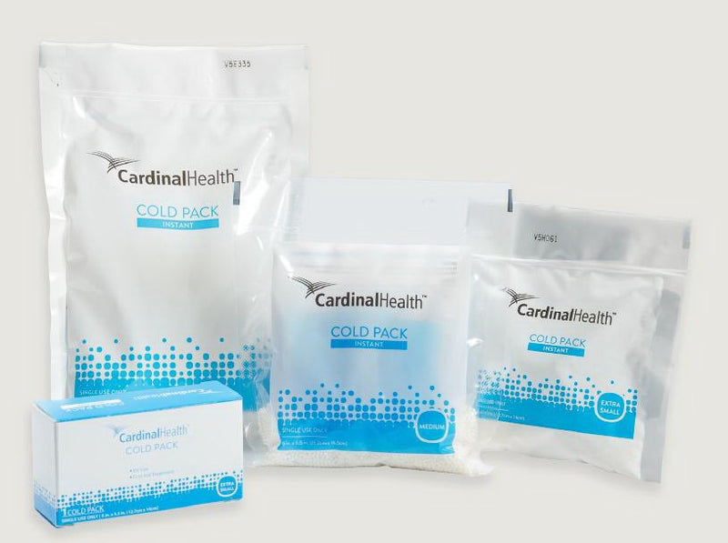 Cardinal Health™ Non-Sweat Instant Cold Pack General Purpose Large 6 X 9 Inch Plastic / Ammonium Nitrate / Water Disposable (1070183_CS) 12/CS