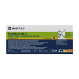 FluidShield Surgical Mask with Eye Shield Anti-fog Foam ASTM F2100-11 Level 2 Tie Closure One Size Fits Most (199537_CS) 100/CS