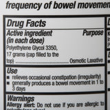 Geri-Care® Laxative Powder 17.9 oz. Polyethylene Glycol 3350 (798847_CS) 12/CS