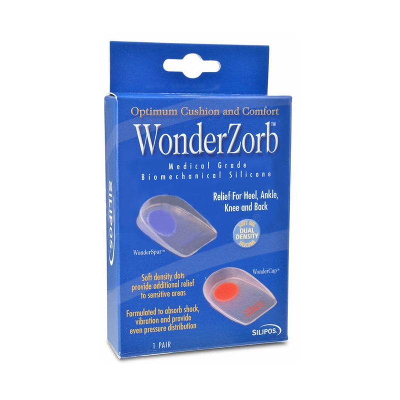 WonderZorb® WonderSpur Heel Cup Heel Support Wonderzorb Female 10 to 12 / Male 9 to 11 Blue (307154_PR) 1/PR