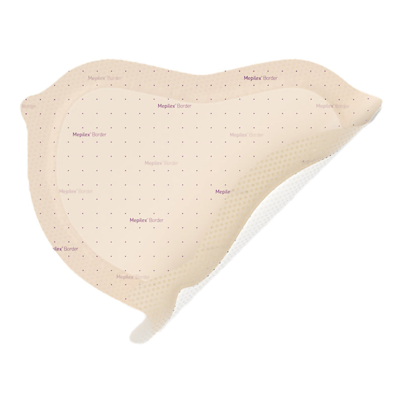 Mepilex® Border Sacrum Foam Dressing 9-1/5 X 9-1/5 Inch With Border Film Backing Silicone Adhesive Sacral Sterile (1075621_CS) 40/CS