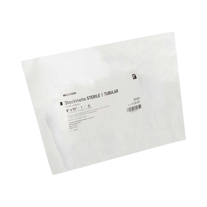 McKesson Surgical Stockinette Tubular 8 X 72 Inch Sterile (457659_CS) 12/CS