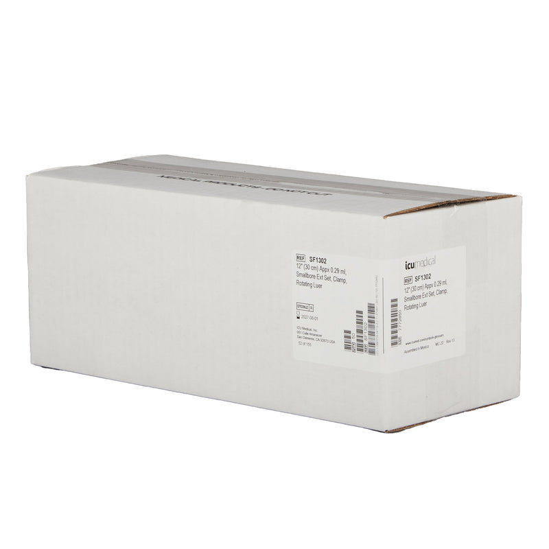 ICU IV Extension Set Small Bore 12 Inch Tubing (1136469_CS) 50/CS