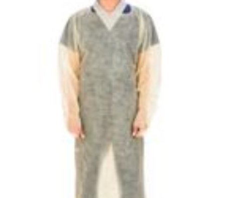 Cardinal Protective Procedure Gown One Size Fits Most Yellow NonSterile Not Rated Disposable (874008_EA) 1/EA