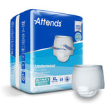 Attends® Unisex Adult Absorbent Underwear Pull On with Tear Away Seams X-Large Disposable Heavy Absorbency (461061_BG) 14/BG