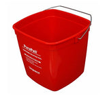 Impact® PuraPail™ 6 Quart Utility Bucket, Red (Sanitizing), 12/Case (IMP5506-6S) Case of 12