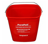 Impact® PuraPail™ 6 Quart Utility Bucket, Red (Sanitizing), 12/Case (IMP5506-6S) Case of 12