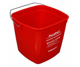 Impact® PuraPail™ 6 Quart Utility Bucket, Red (Sanitizing), 12/Case (IMP5506-6S) Case of 12