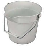 Impact® Deluxe Heavy-Duty 10 Quart Bucket, White, 12/Case (IMP5510W) Each
