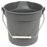 Impact® Deluxe Heavy-Duty 10 Quart Bucket, Gray, 12/Case (IMP5510CT) Case of 12