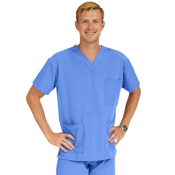 Madison AVE Unisex Stretch Scrub Tops with 3 Pockets, 1/EA (5515CBL5XL) Each