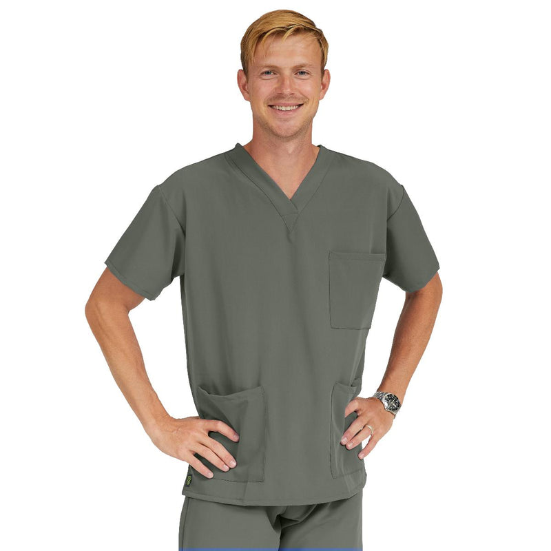 Madison AVE Unisex Stretch Scrub Tops with 3 Pockets, 1/EA (5515OLV5XL) Each