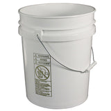 Impact® 5 Gallon Pail w/ Lid, White, 5/Case (IMP5515CT) Case of 5